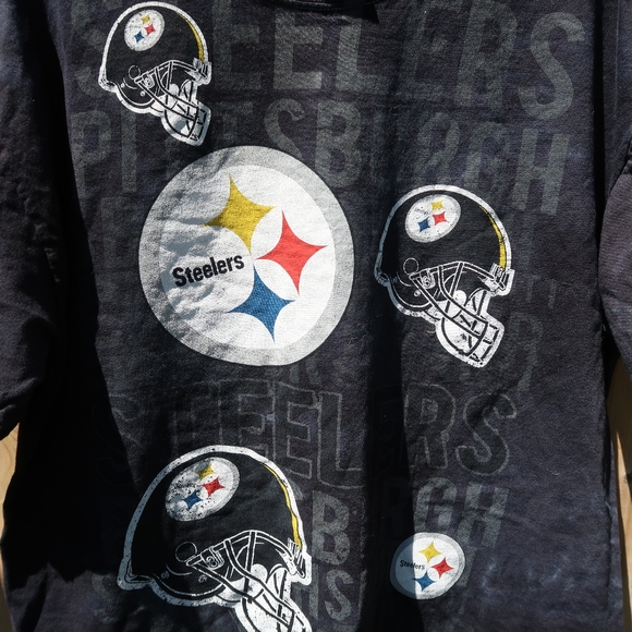 Pittsburgh Steelers Tie Dye Graphic Tshirt - Picture 2 of 3